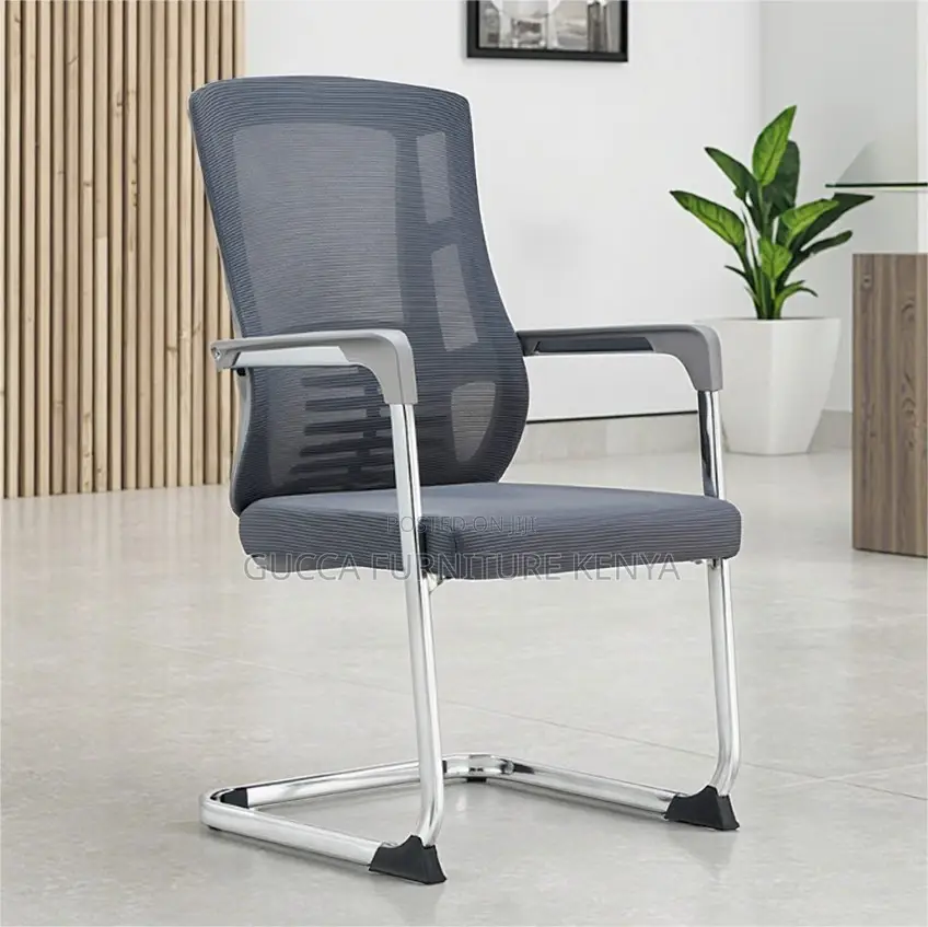 Ergonomic Mesh Mid-back Office Reception Seat