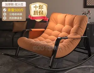 Home Chair; Double Fabric Rocking Chair For Living Room