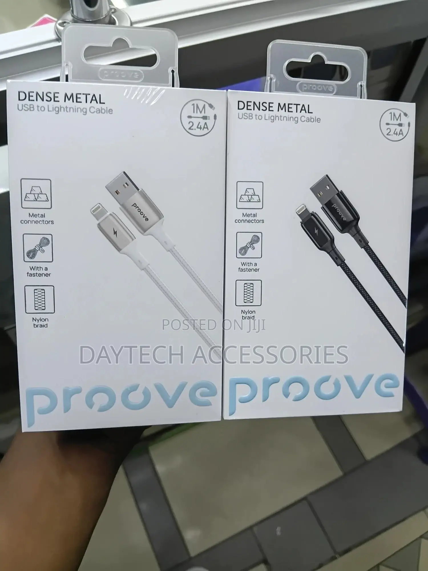 The Is a Proove Dense Metal Usb to Lightning Cable 1m