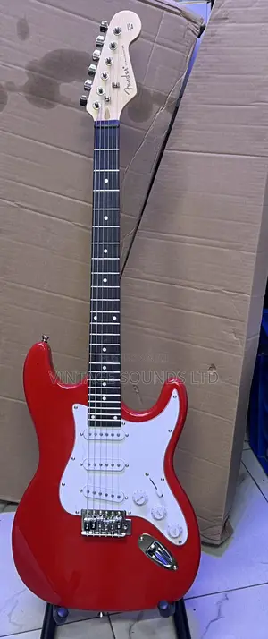 Fender Stratocaster 24 Frets Electric Guitar ( Red )