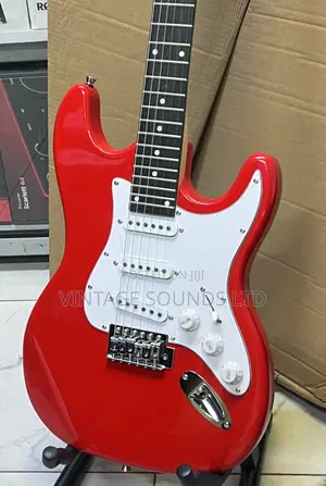Fender Stratocaster 24 Frets Electric Guitar ( Red )