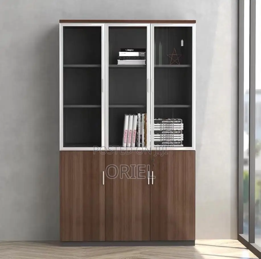 Office Cabinets; Modern Executive 3-Door Office Organizer