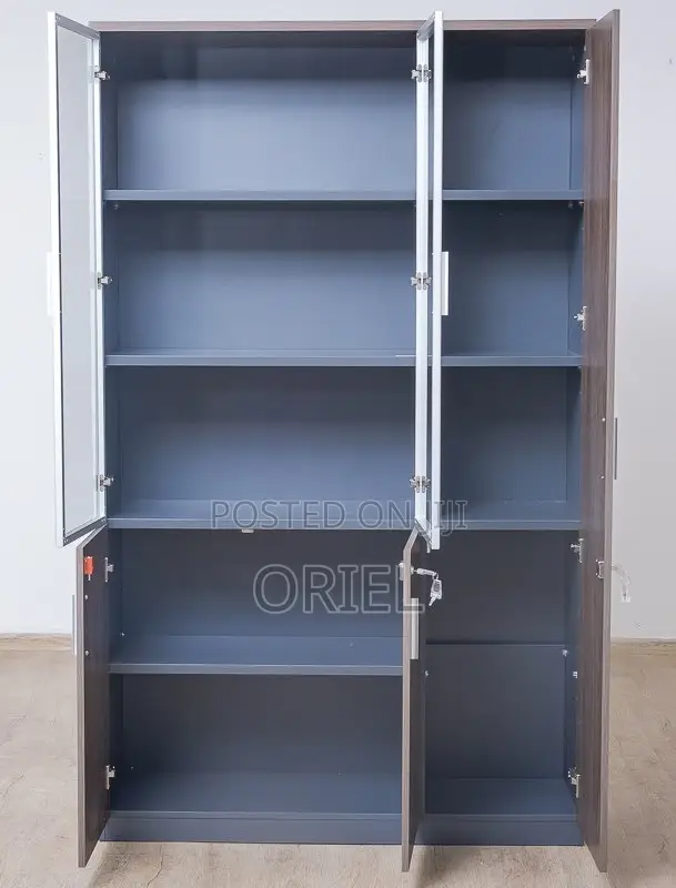 Office Cabinets; Modern Executive 3-Door Office Organizer