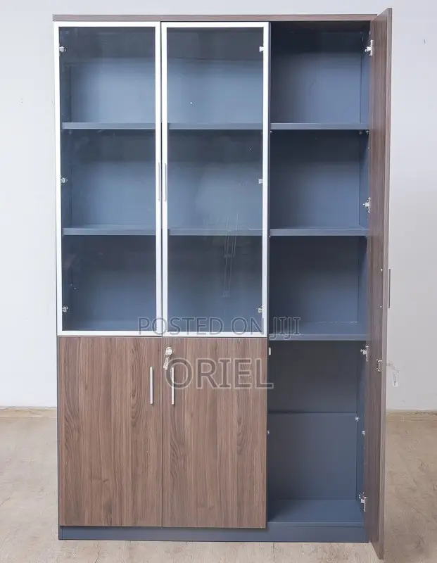 Office Cabinets; Modern Executive 3-Door Office Organizer