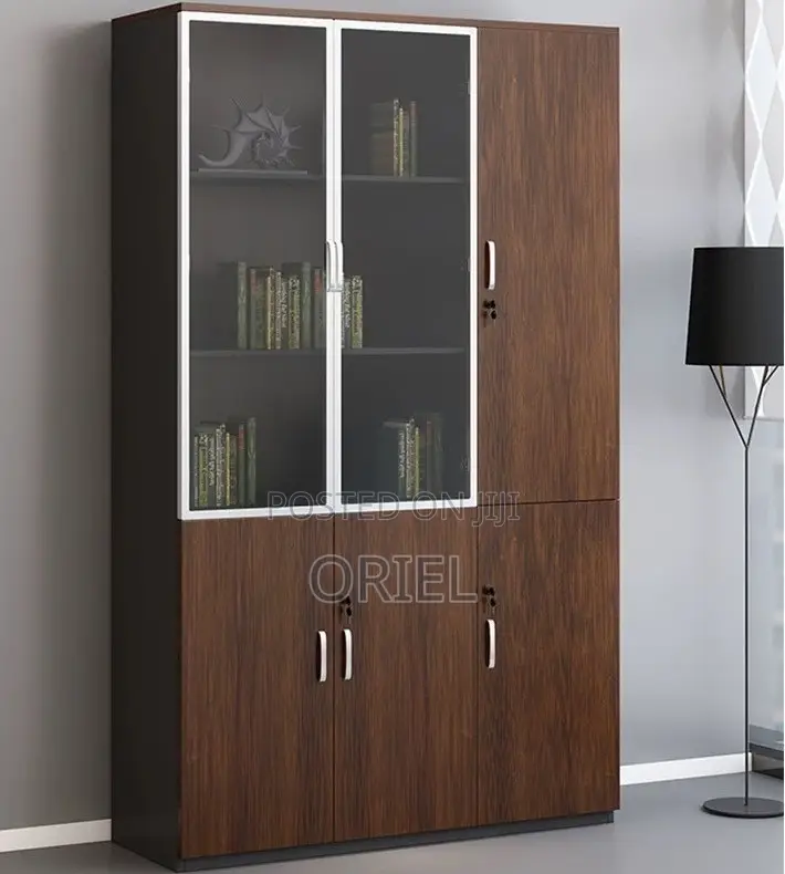 Office Cabinets; Modern Executive 3-Door Office Organizer