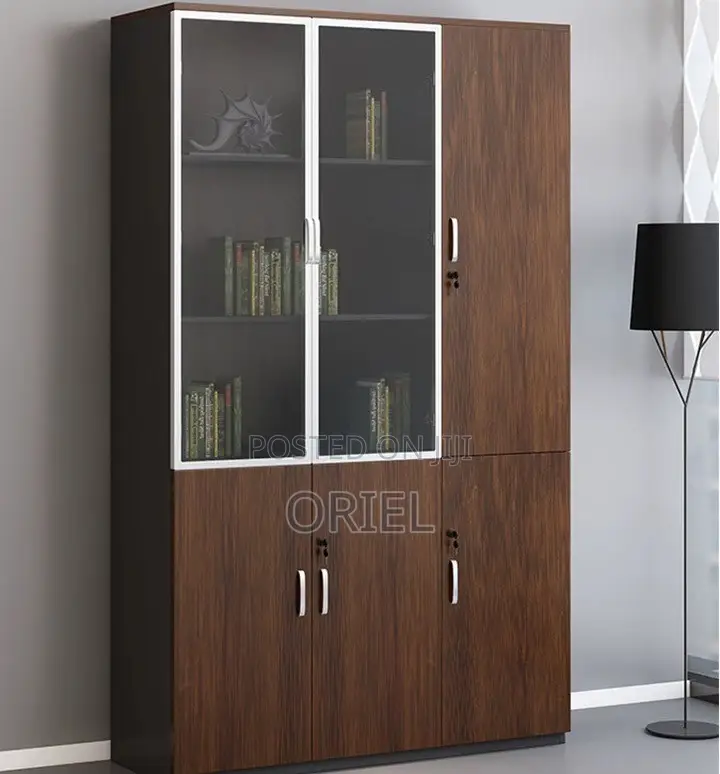 Office Cabinets; Modern Executive 3-Door Office Organizer
