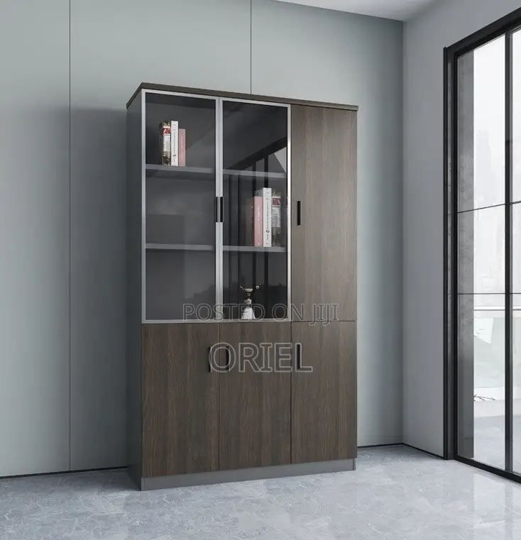 Office Cabinets; Modern Executive 3-Door Office Organizer