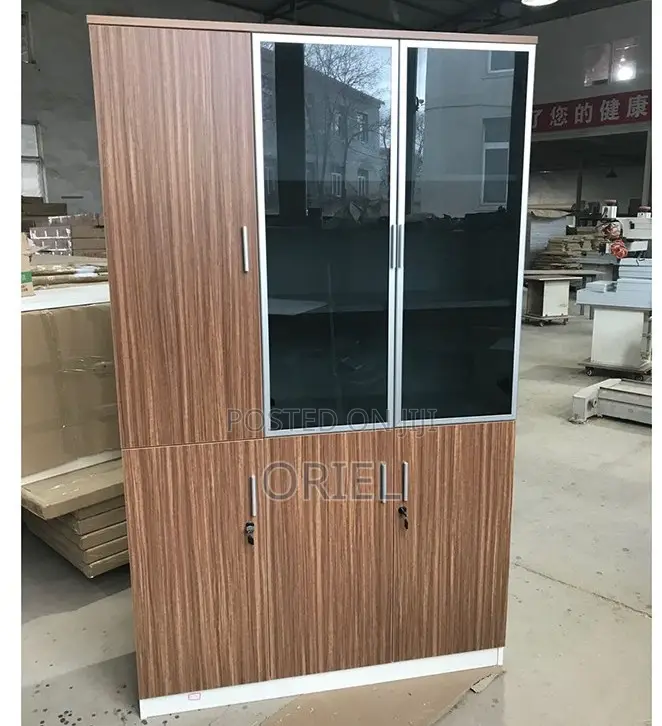 Office Cabinets; Modern Executive 3-Door Office Organizer