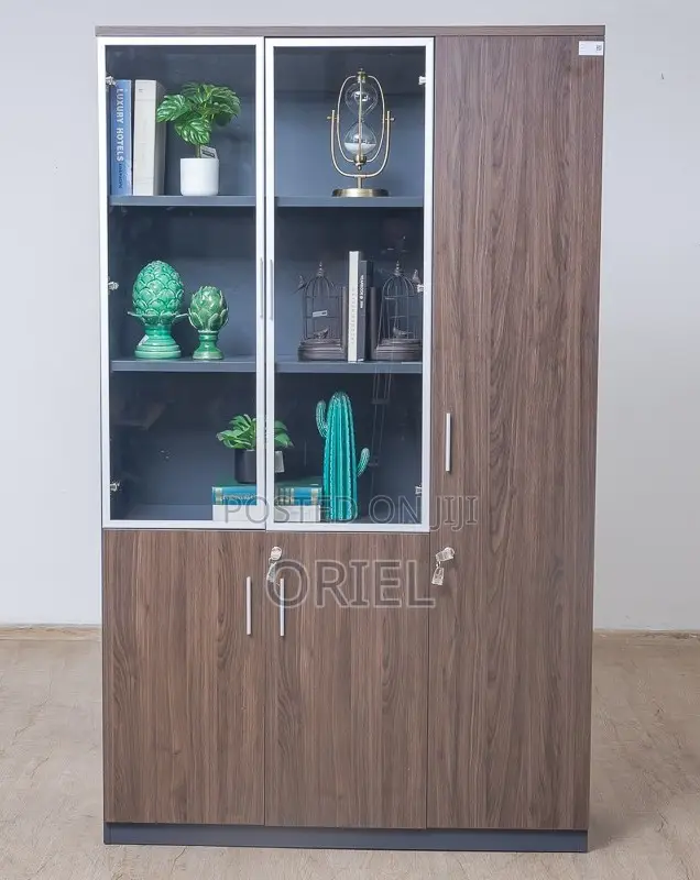 Office Cabinets; Modern Executive 3-Door Office Organizer