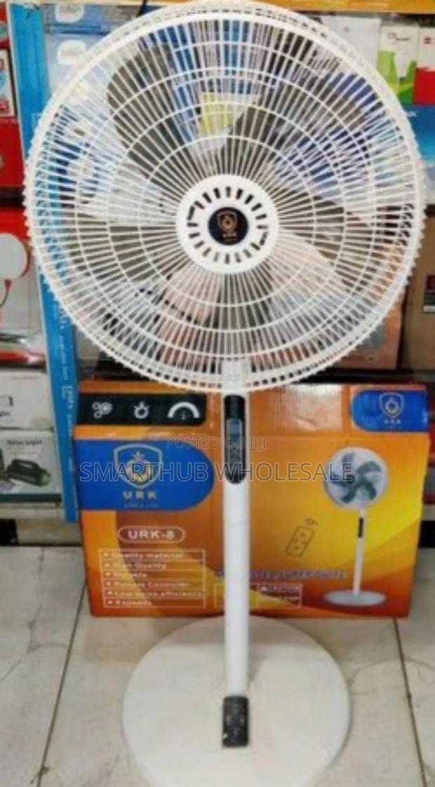 Remote Control Urk 16" Standing Quiet Fan White With Steady Base - main view