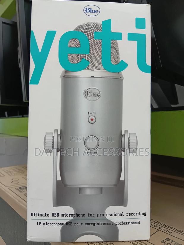 Blue Yeti Professional Multi Pattern Usb Condenser Microphone Sliver