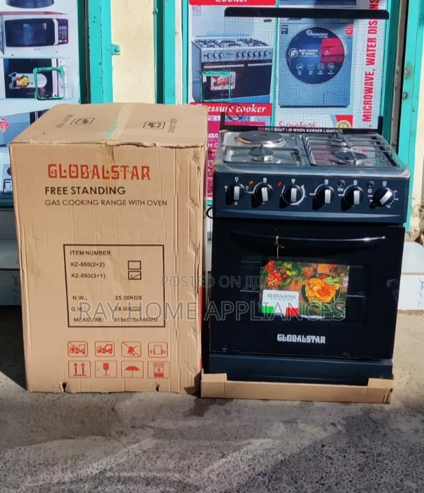 60cm*60cm Globalstar Standing Cooker 3g+1e Electric Oven