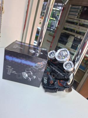 Super Bright 3 Bulb Headlamp Usb Rechargeable Zoom - main view