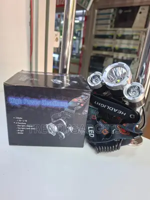 Super Bright 3 Bulb Headlamp Usb Rechargeable Zoom