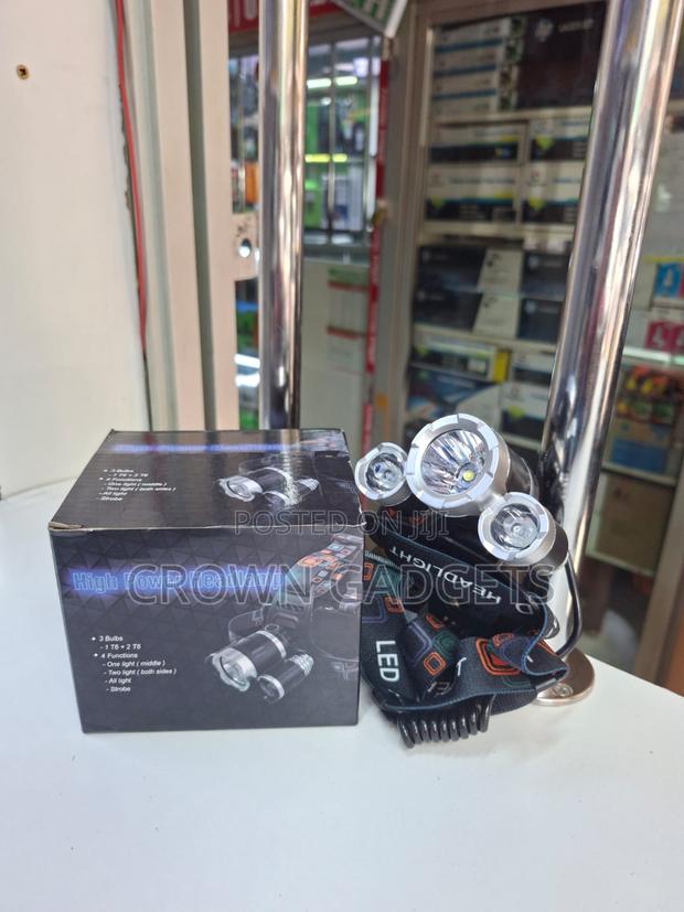 T6 Led Headlight for Camping Hiking Waterproof Torch - thumbnail 3