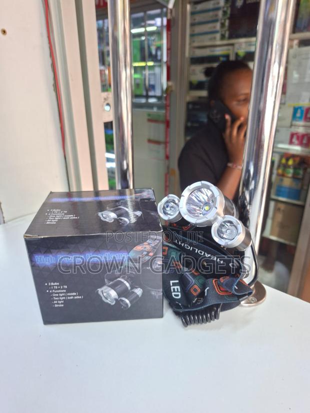 T6 Led Headlight for Camping Hiking Waterproof Torch - thumbnail 4