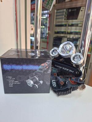 Adjustable Focus Headlamp 3 Led Head Torch With Battery - thumbnail 2