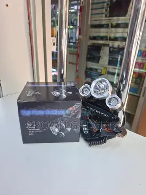 Adjustable Focus Headlamp 3 Led Head Torch With Battery