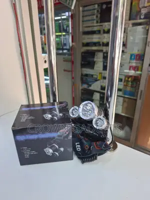Adjustable Focus Headlamp 3 Led Head Torch With Battery
