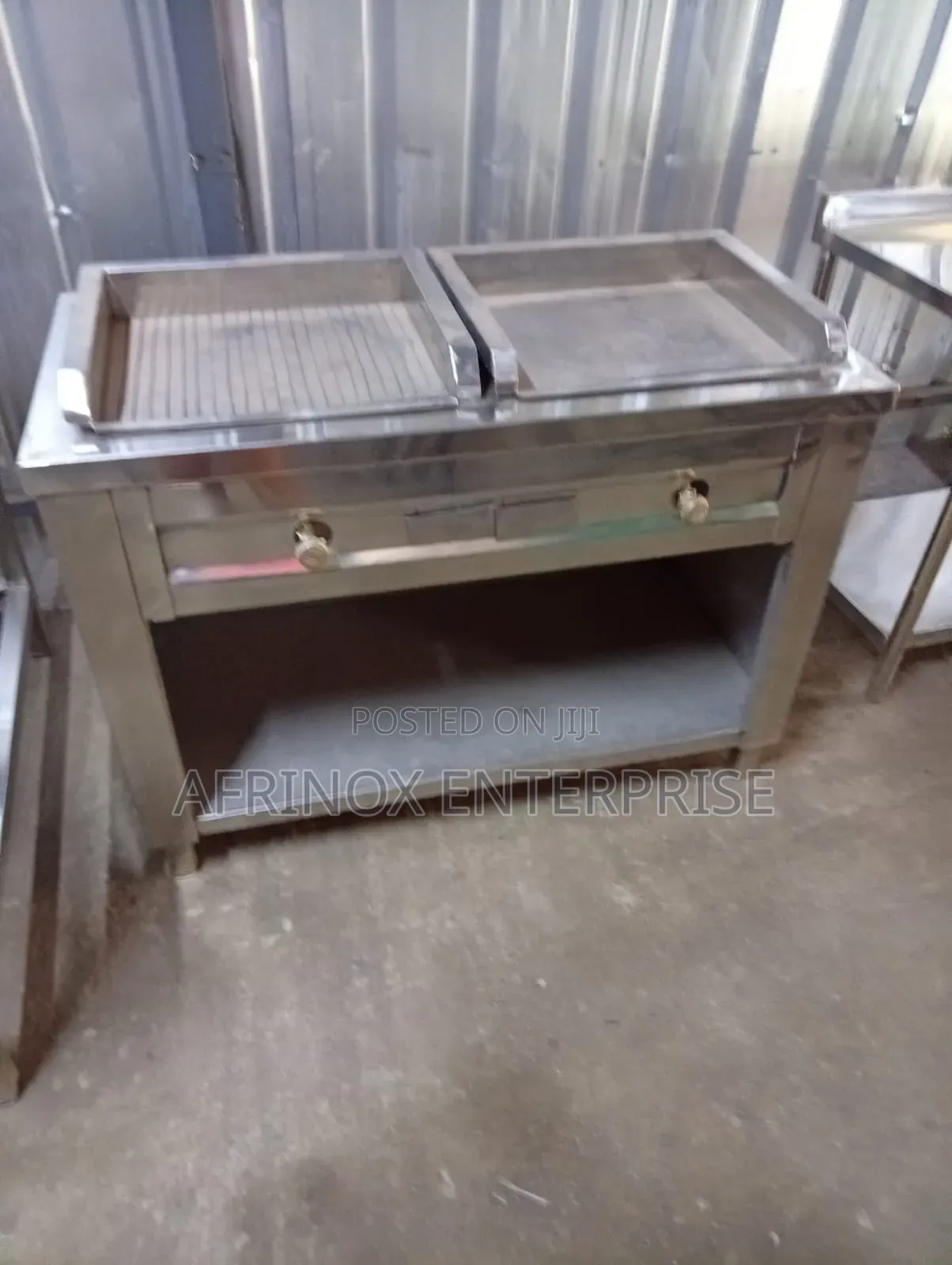 Stainless Steel 2 Phase Griddle