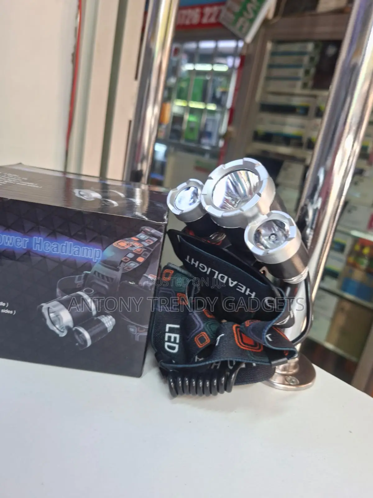 Rechargeable T6 Led Headlamp Super Bright Outdoor Light