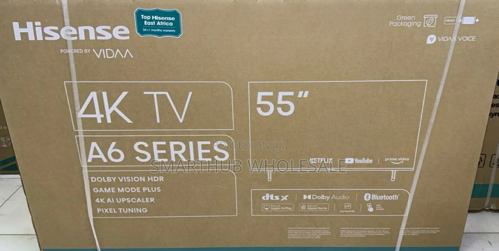 55 Inches-- Hisense 55" Inch 55a6n Series Vidaa