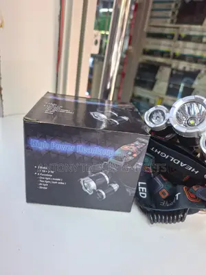 3 Led Head Torch Zoom Focus Camping Repair Light