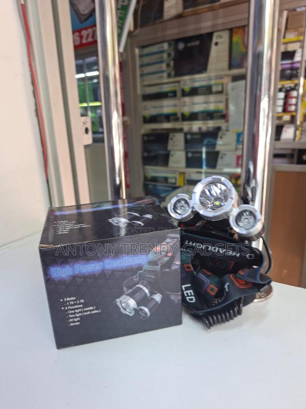 Powerful Headlamp With 18650 Battery Hiking Work Lamp - main view