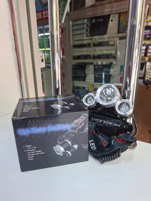Powerful Headlamp With 18650 Battery Hiking Work Lamp