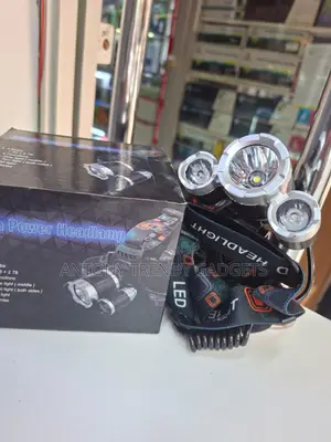 Powerful Headlamp With 18650 Battery Hiking Work Lamp