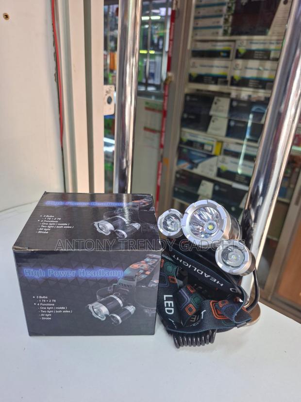 Adjustable Strap Led Headlight Night Fishing Head Torch - thumbnail 3