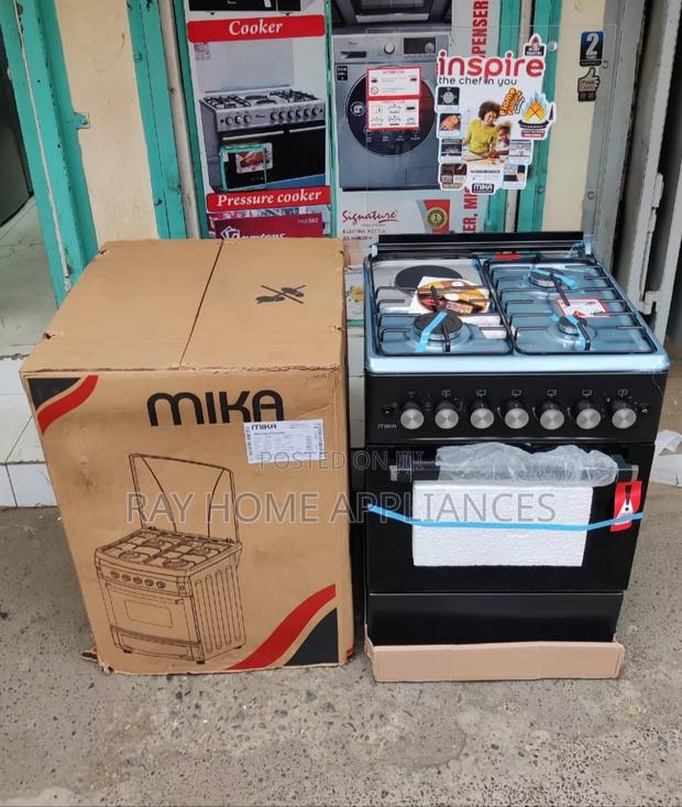 58cm*58cm 3gas+1electric Plate Mika Standing Cooker