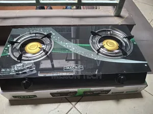 Macro Gas Cooker 2 Burner Glass Top*