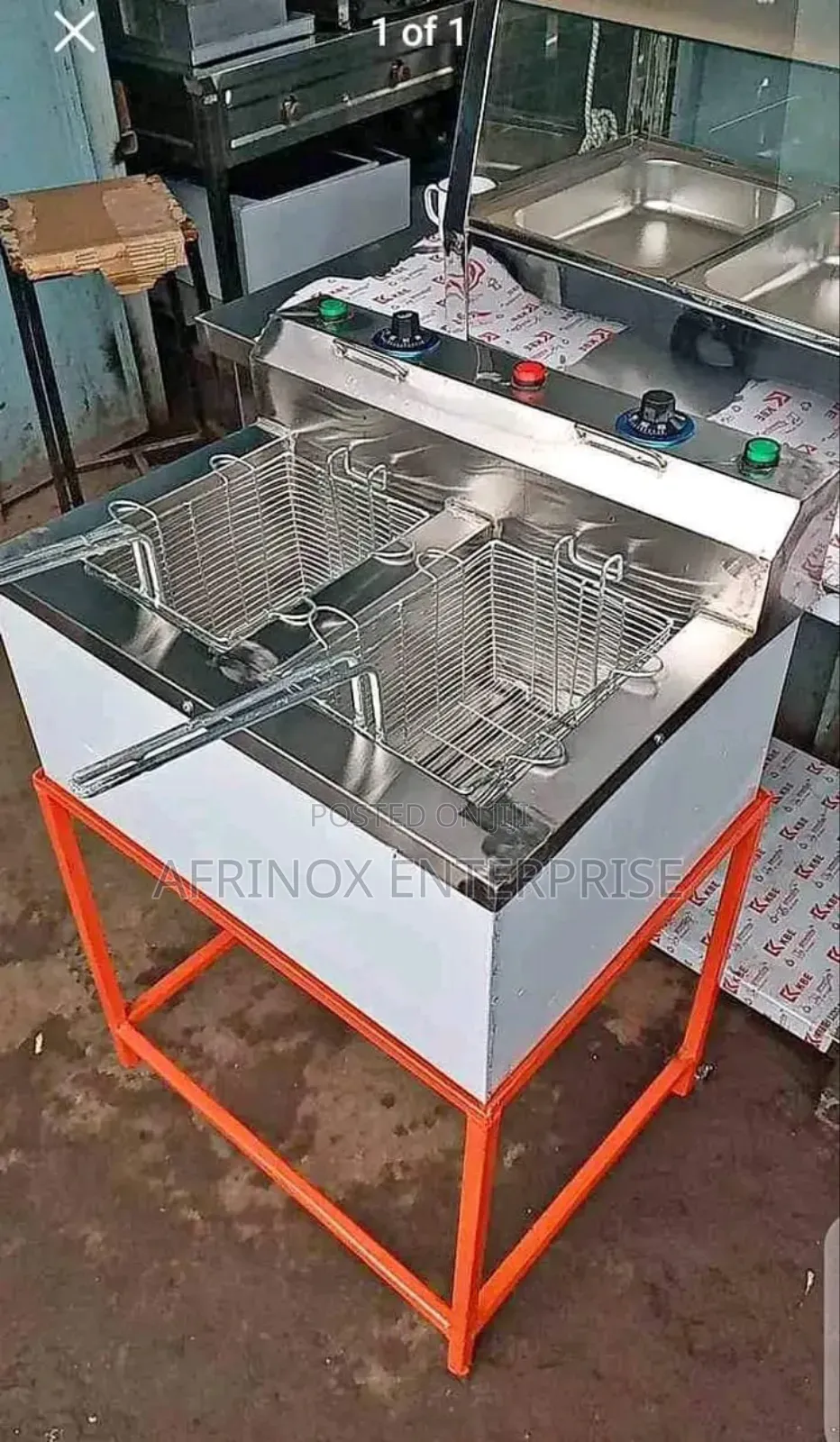 Stainless Steel 2 Phase Deep Fryer