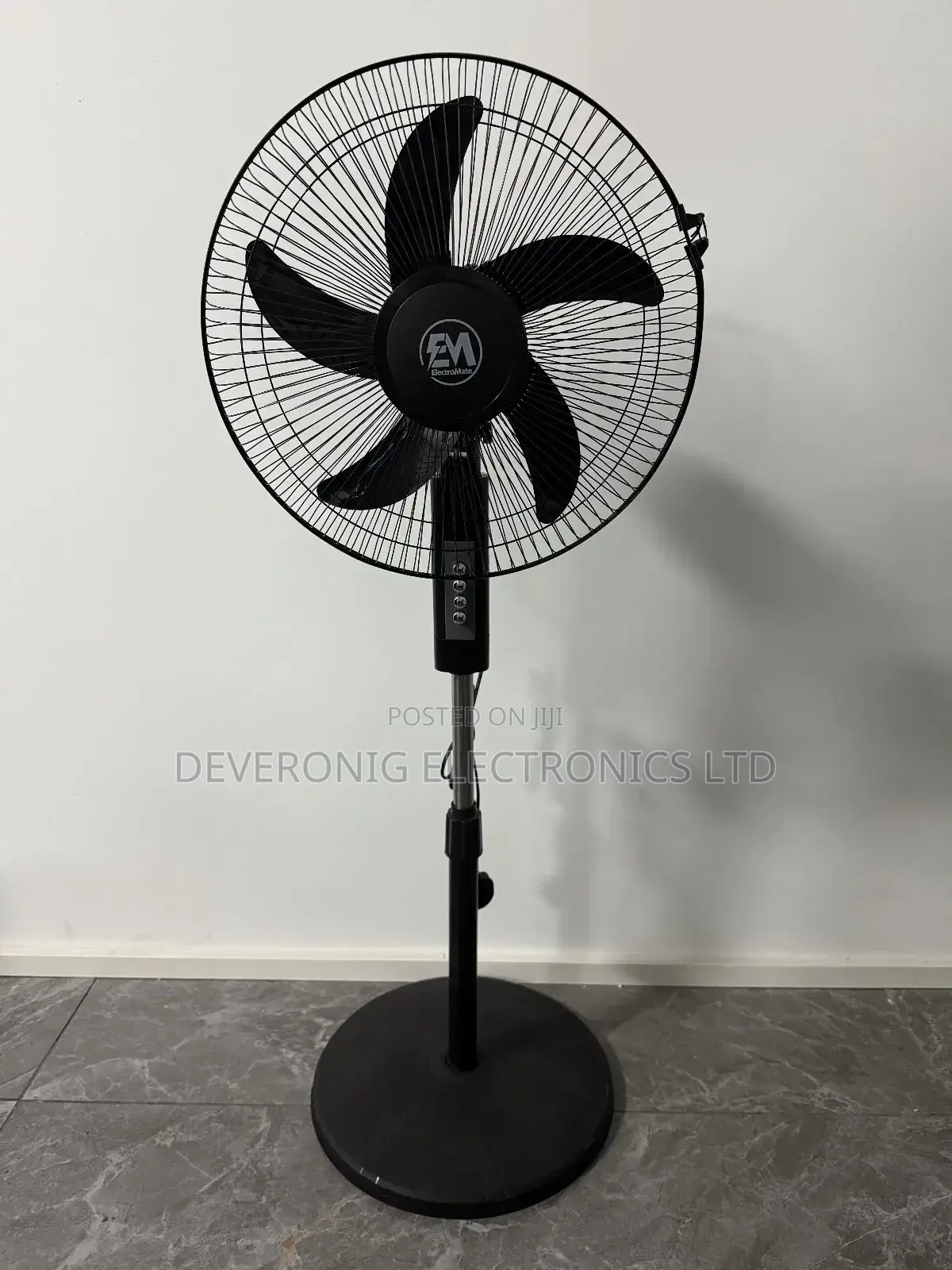 Black 16 Inches Electromate Electromate Standing Fans