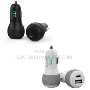 Mycandy Car Charger 32w Dual Type C and Usb With C to C Cable