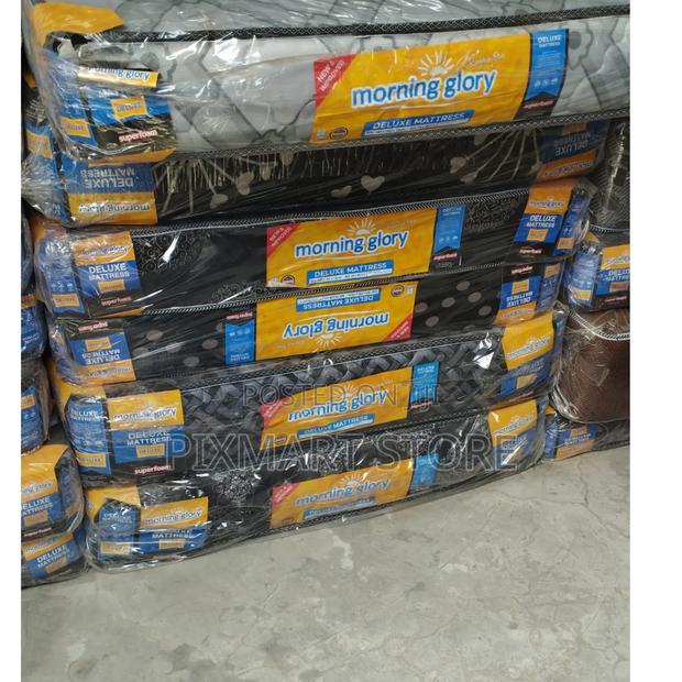 High-Quality Morning Glory Plain Top Mattress – 31⁄2×6ft, 6′′ Thick - main view