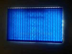 Beautiful Green,Blue and Orange Vertical Window Blinds