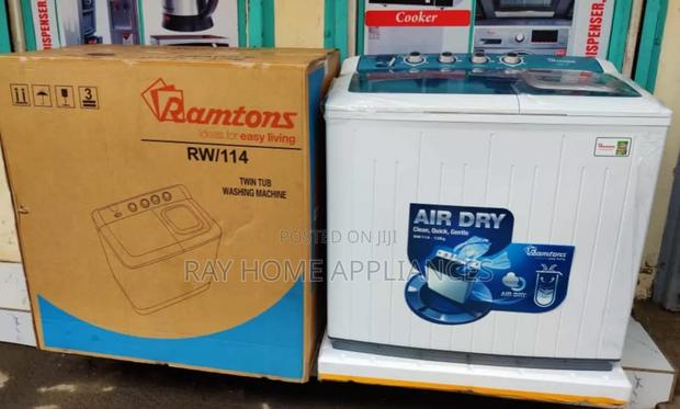 Ramtons Washing Machine Super Jumbo Twin Tub 12kg/14 With Air Dryer