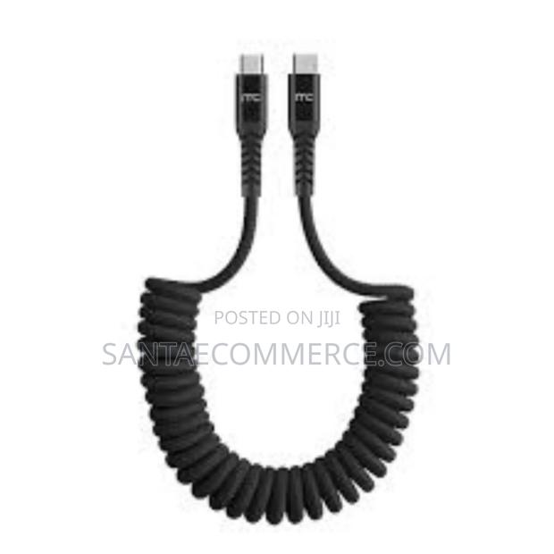 Mycandy Cc-120 Cable Coiled Type-C to Type-C 60w Pd