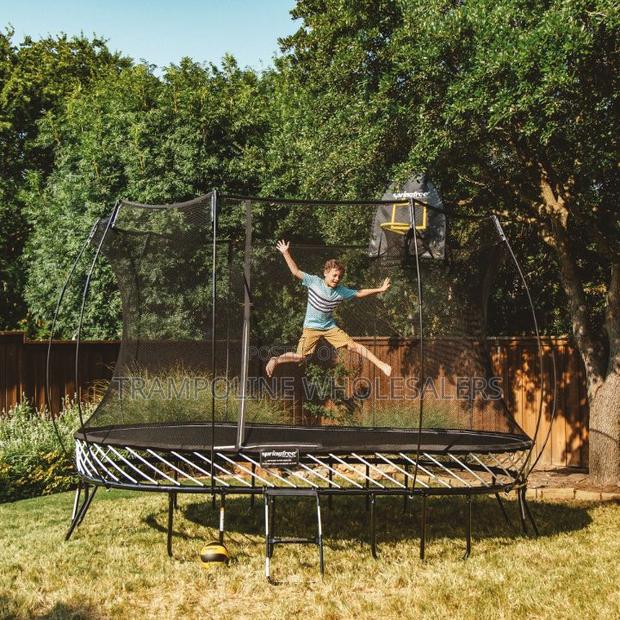 8ft , Trampoline . Soft Step Trampoline Fun - main view