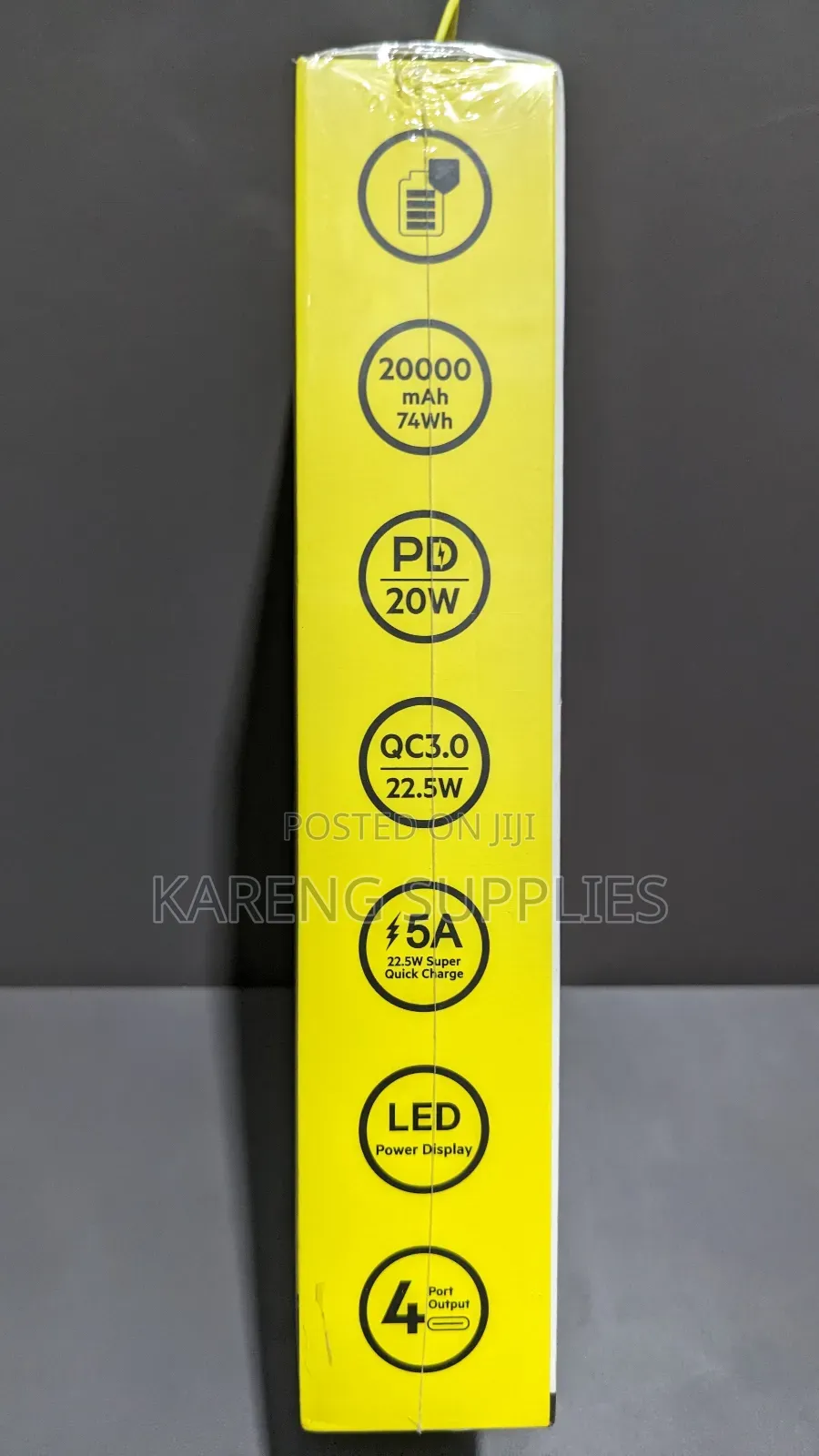 Budi 22.5w Pd 20w+Qc3.0 Power Bank