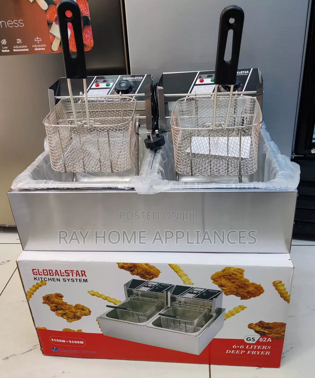 Globalstar Double Fryer 12litres 6litres+6litres