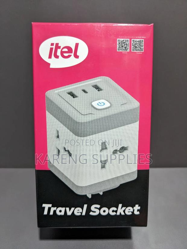 7 in 1 Itel Travel Socket/ Adapter - main view