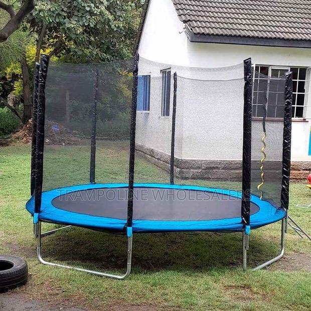 8ft Fast Flip Trampoline - main view