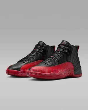 Nike Air Jordan 12 Retro   "Flu Game" Black And Varsity