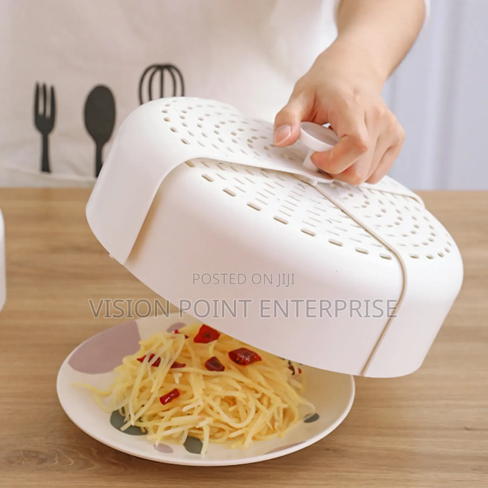 Foldable Plastic Food Cover With Vents