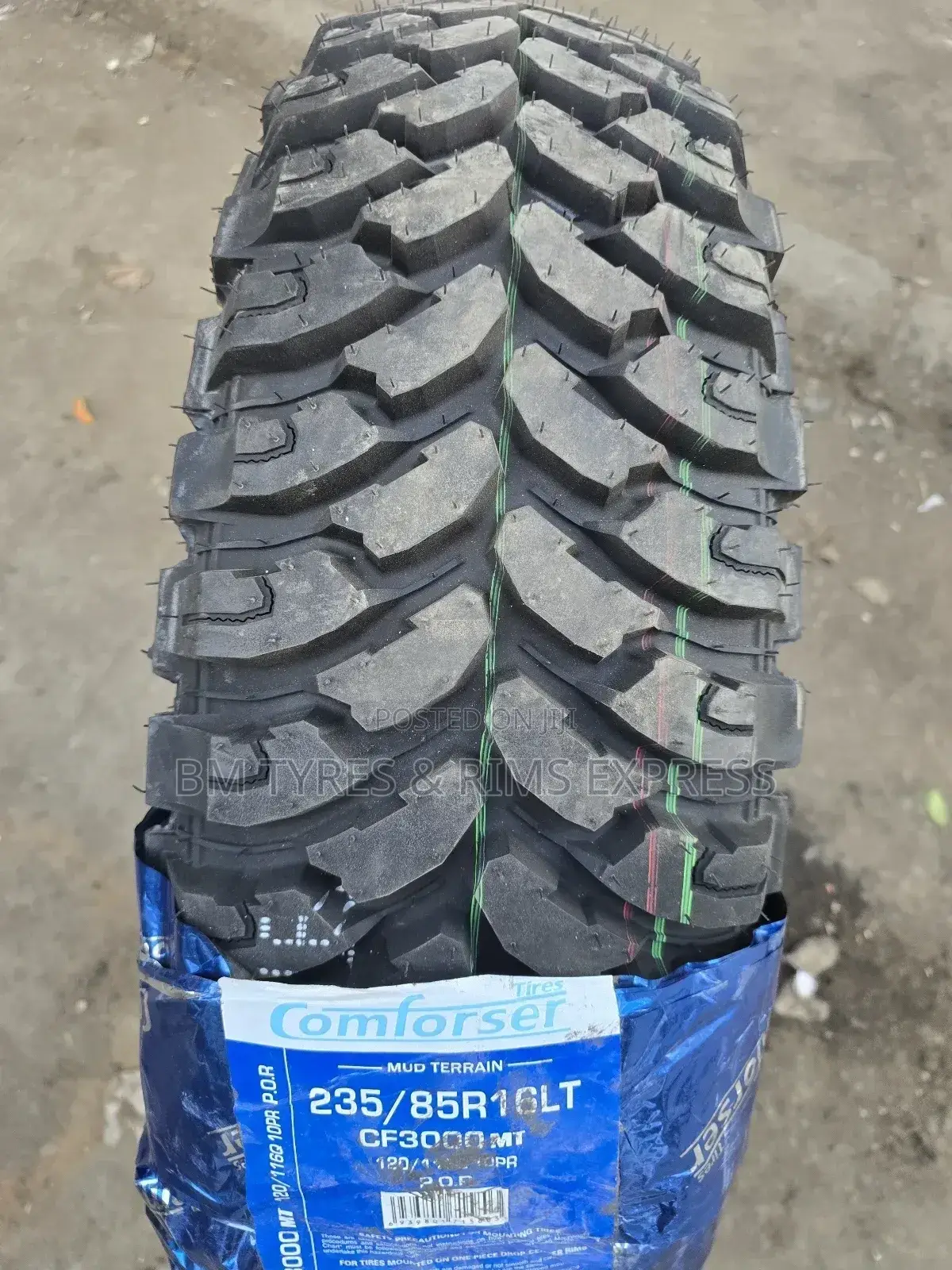 235 /85 R16 Comforser Tyres (Mud Terrein).