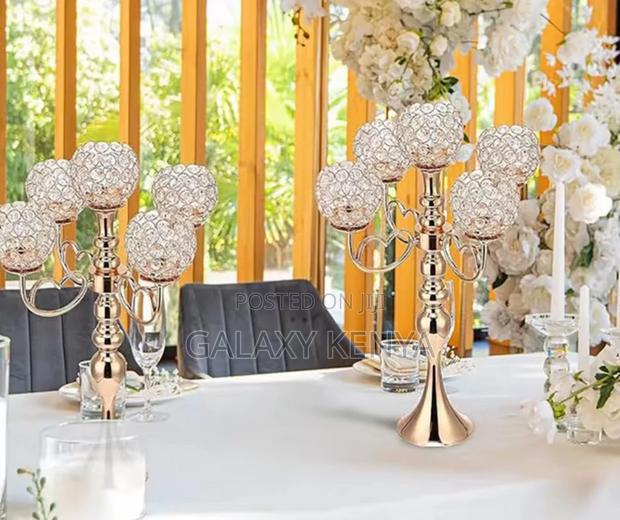 5 Arm Candle Holder - thumbnail 3