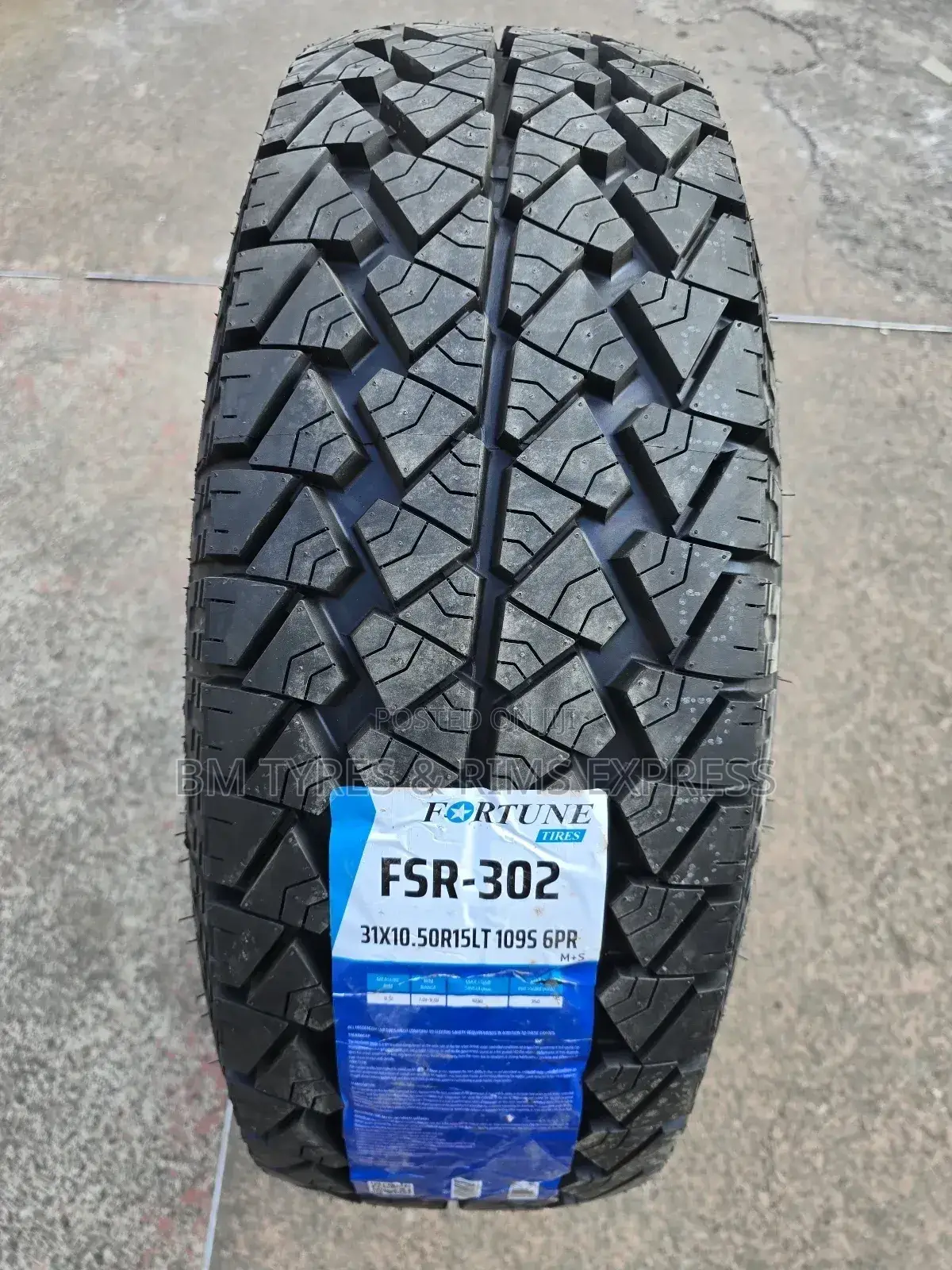31x10.50r15 Fortune Tyres (All Terrein)